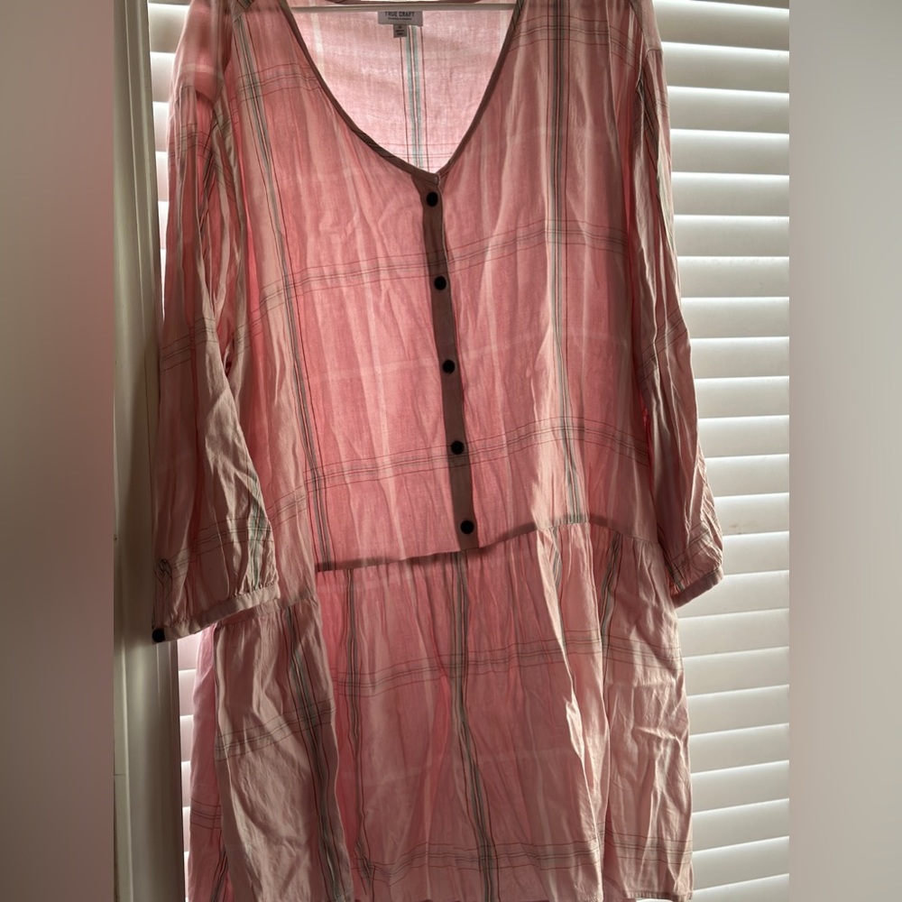 Pink tunic plus size